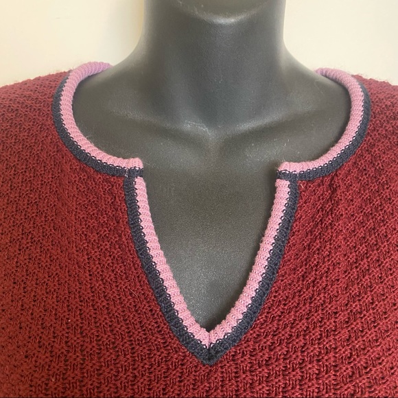 Maurices Burgundy Long Sleeve Chunky Knit Sweater - Picture 2 of 10